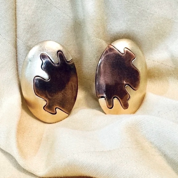 Vintage YSL  Earrings - Picture 1 of 4
